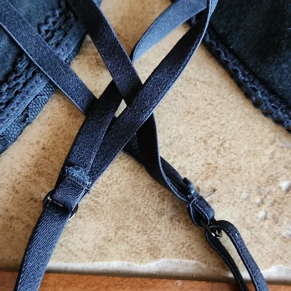 Xhilaration black lace bralette wimans size small - Picture 5 of 6